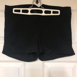 Black dress shorts